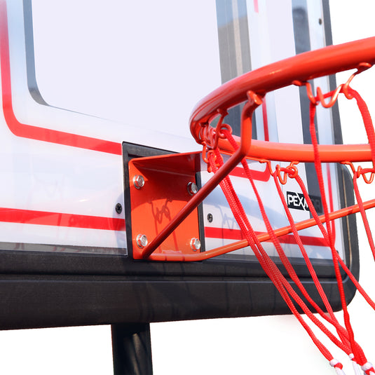 PEXMOR Portable Basketball Hoop 5'-7' Adjustable Height Basketball Stand System