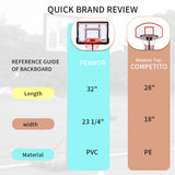 PEXMOR HY-B03S 32in Portable Adjustable Height Basketball Hoop