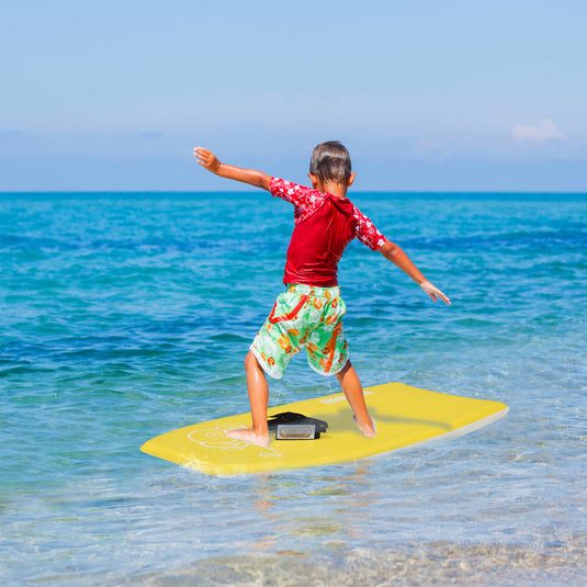 PEXMOR 41in Adjustable Lightweight Bodyboard Yellow/Blue/Pink/Green