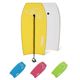 PEXMOR 41in Adjustable Lightweight Bodyboard Yellow/Blue/Pink/Green
