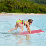 PEXMOR 41in Adjustable Lightweight Bodyboard Yellow/Blue/Pink/Green
