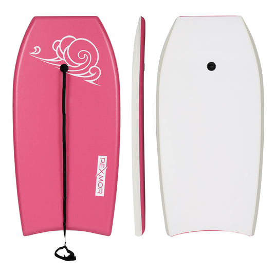 PEXMOR 41in Adjustable Lightweight Bodyboard Yellow/Blue/Pink/Green