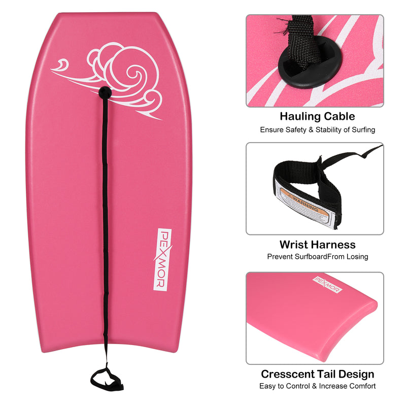 Load image into Gallery viewer, PEXMOR 41in Adjustable Lightweight Bodyboard Yellow/Blue/Pink/Green
