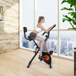 PEXMOR BGB102-4 Adjustable Folding Exercise Bike Black