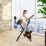 PEXMOR BGB102-4 Adjustable Folding Exercise Bike Black