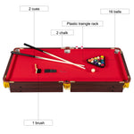 PEXMOR Wooden 48inch Billiard Table Red