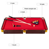 PEXMOR Wooden 48inch Billiard Table Red