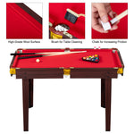 PEXMOR Wooden 48inch Billiard Table Red