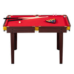 PEXMOR Wooden 48inch Billiard Table Red