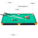 PEXMOR Wooden 48inch Foldable Mini Pool Table Green