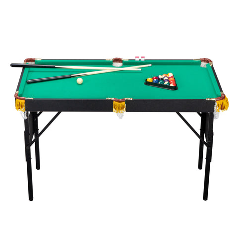 PEXMOR Wooden 48inch Foldable Mini Pool Table Green