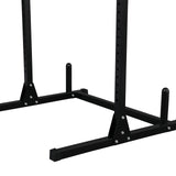 PEXMOR 500 lbs Power Cage  with Adjustable Pull Up Bar & J-Cups Black