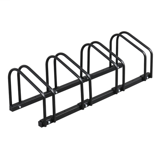 PEXMOR 4/5 Bikes Floor Parking Rack Bicycle Storage