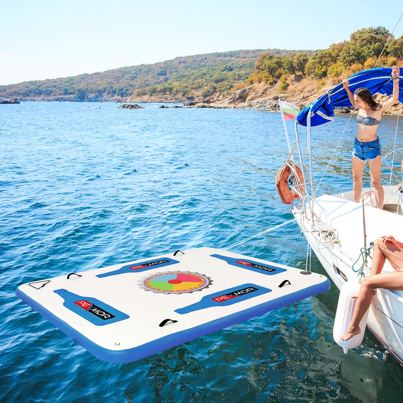 Load image into Gallery viewer, PEXMOR 5ft/8ft x 6ft Floating Mat Foam Pad Water Recreation and Relaxing

