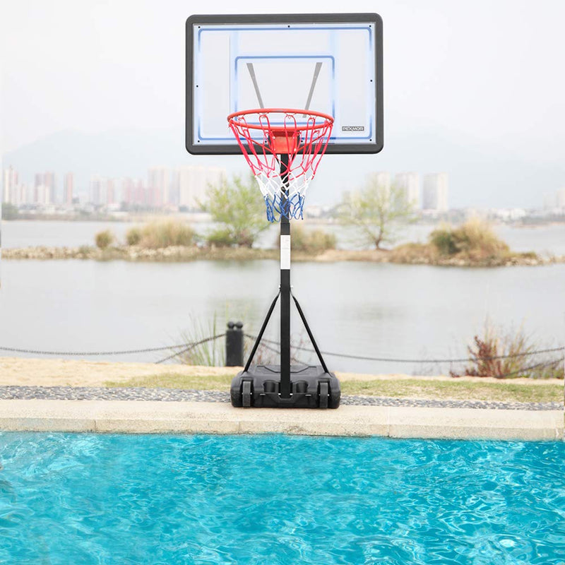 Load image into Gallery viewer, PEXMOR Pool Basketball Hoop Poolside Height Adjustable Portable Basketball Goal
